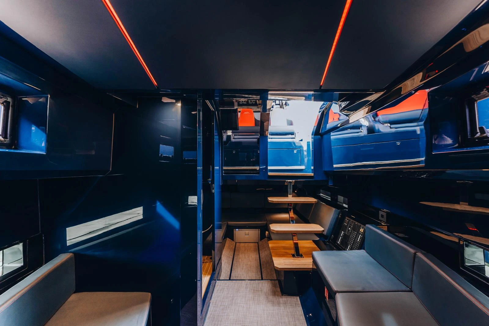 De Antonio D37 - Red Blue Racing Interior 3